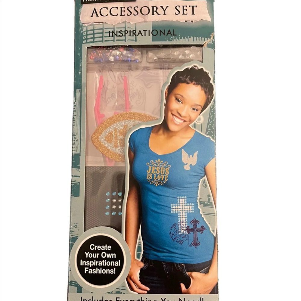 Fashion Art Accessory Set Inspirational Themed Iron Ons